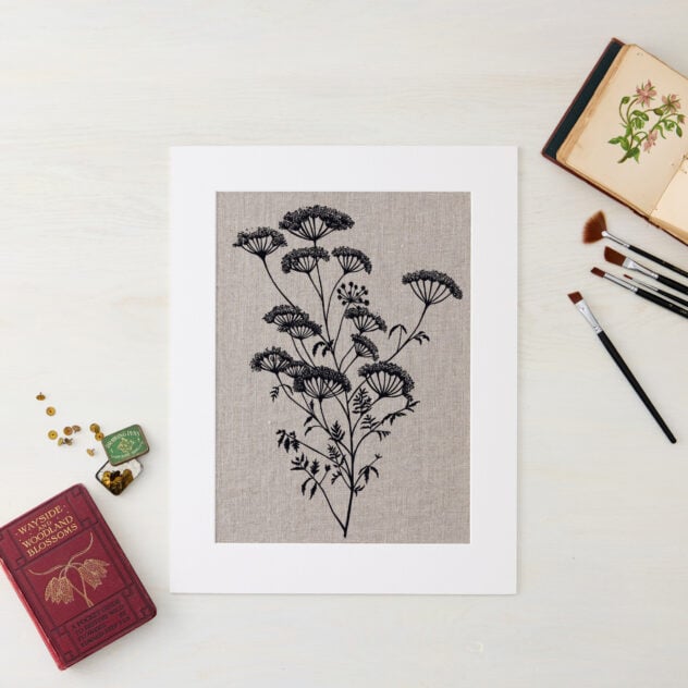 Cow Parsley Flat Lay