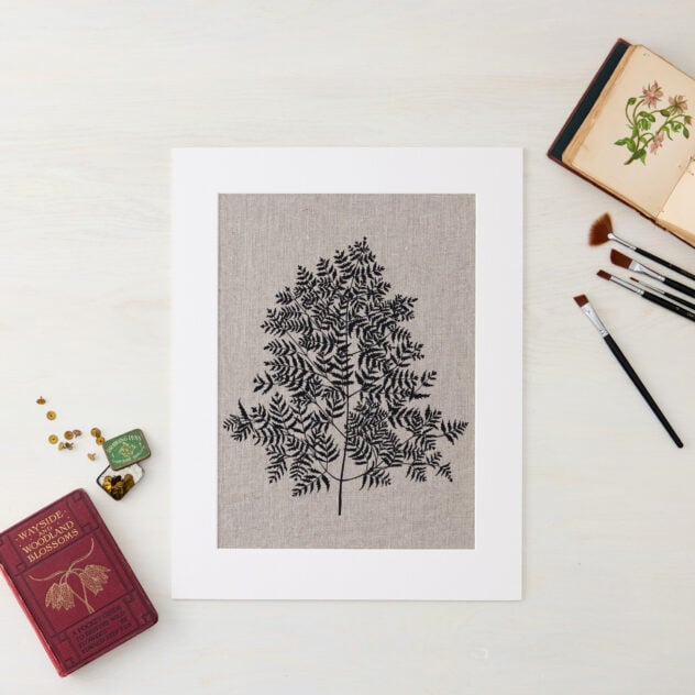 Cow Parsley Leaf Flat Lay